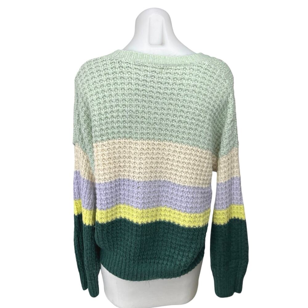 Universal Thread Multicolor Colorblock Striped Kn… - image 2